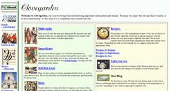 Desktop Screenshot of clovegarden.com